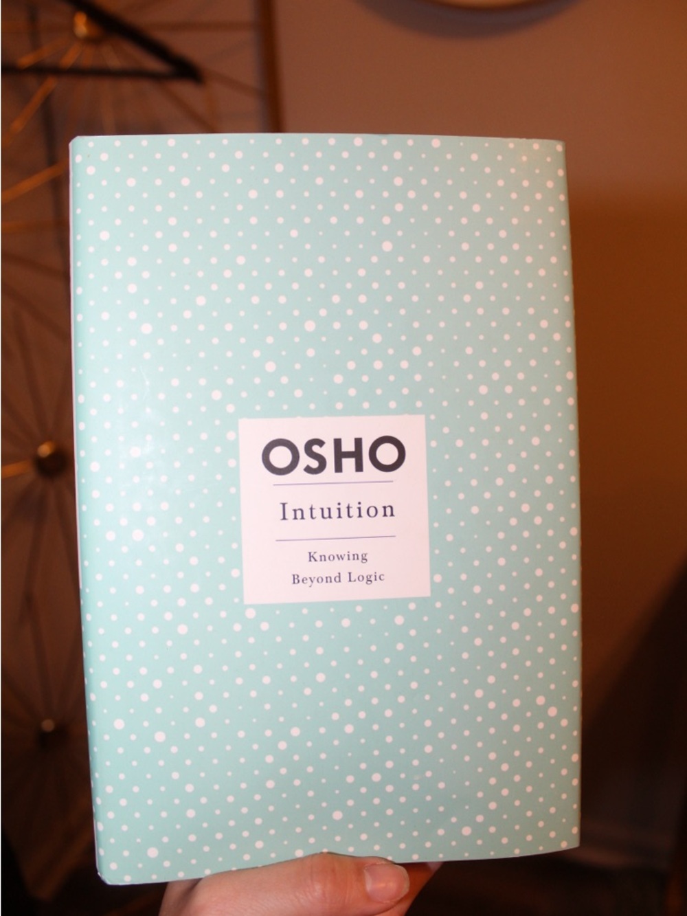 OSHO Intuition Book - Mint Green Polka Dot Cover